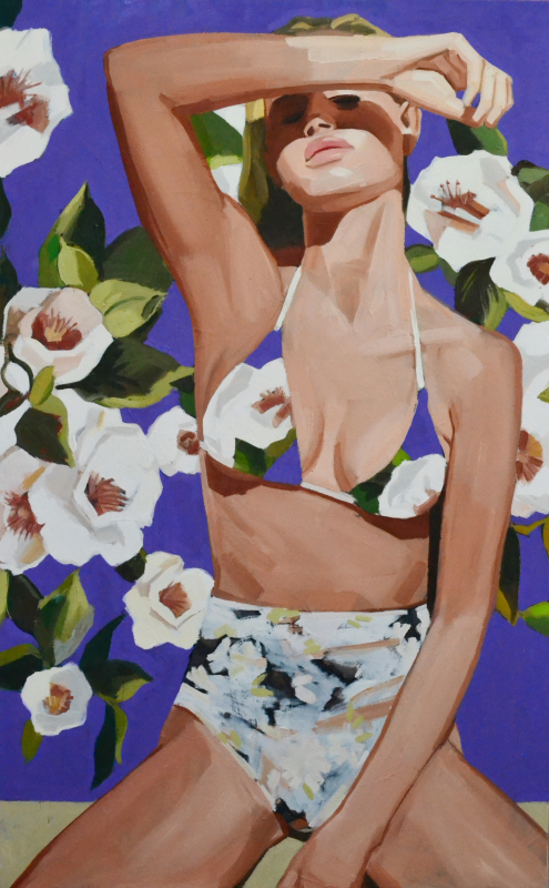 "In blossom" 150x100cm | Alex Biegler | Öl auf Leinwand